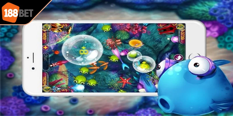 Hãy bắn cá nhỏ để tích điểm ổn định khi bắt tay chơi game