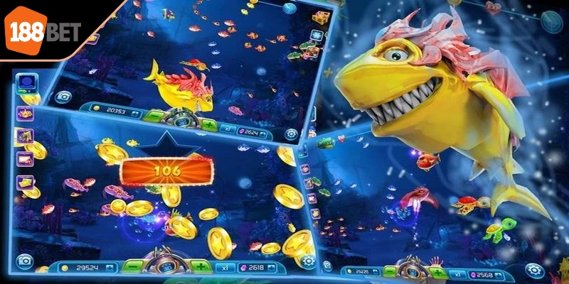 Trong game xu vàng các loại cá được phân chia theo mức độ giá trị