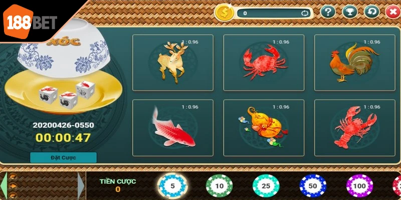 Bầu cua là trò chơi lắc xúc xắc quen thuộc trong các dịp lễ hội truyền thống